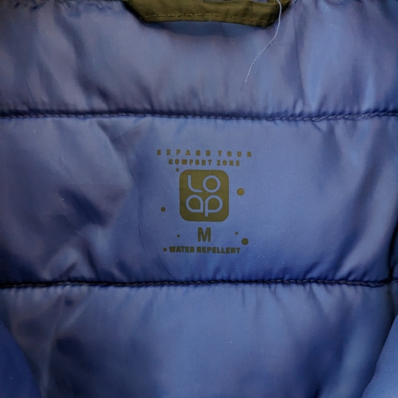 Black Lightweight Down Jacket Loap Medium - Picture 5 of 6